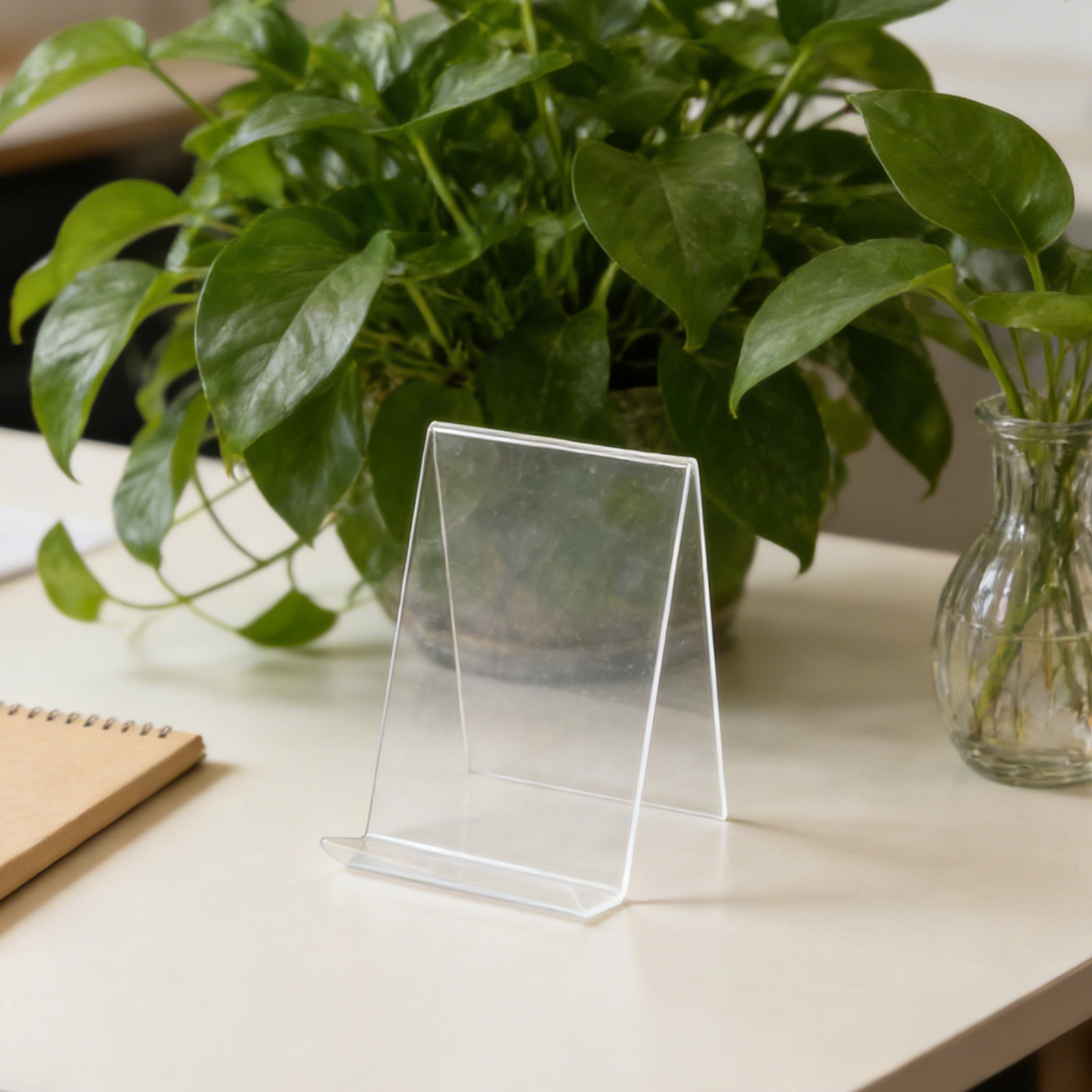 Clear Acrylic Book Stand Holder - 3Pcs Clear Acrylic Book Stands Transparent