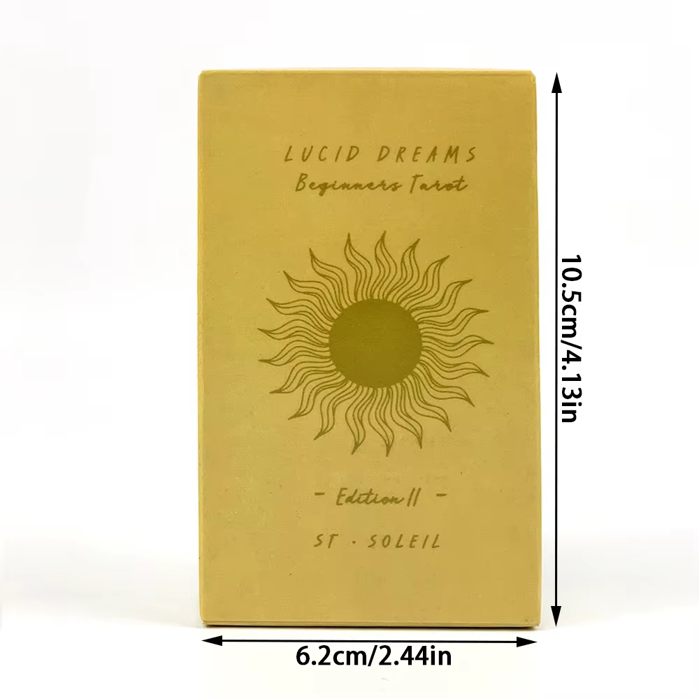 Lucid Dreams Beginners Tarot D - đánh giá và giá Tarot Deck With Guidebook