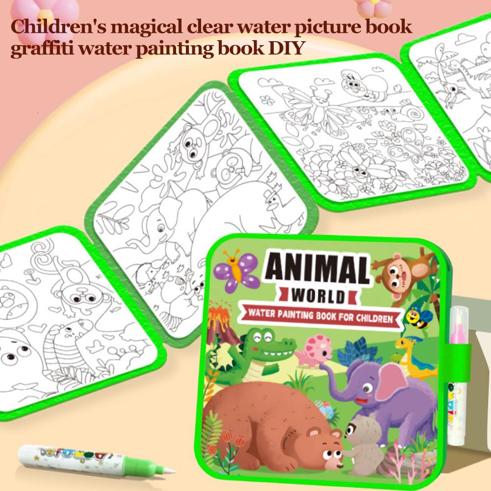 Magic Water Drawing Book DIY D - đánh giá và giá Reusable Water Magic Coloring Book