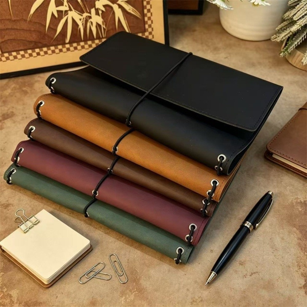 A5 Notebook Organizer Loose Le - đánh giá và giá Vintage Leather Journal Notebook