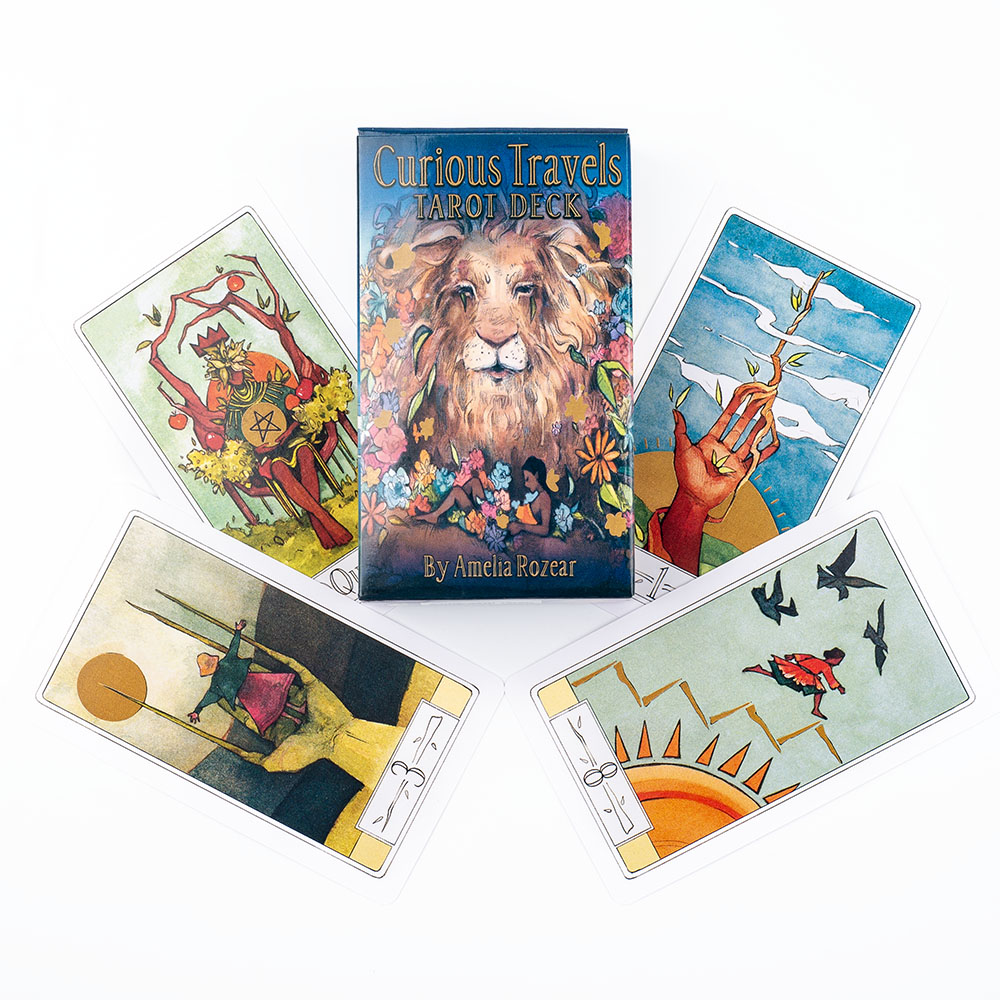 Curious Travels Tarot 10.3*6cm - đánh giá và giá Tarot Deck With Guidebook