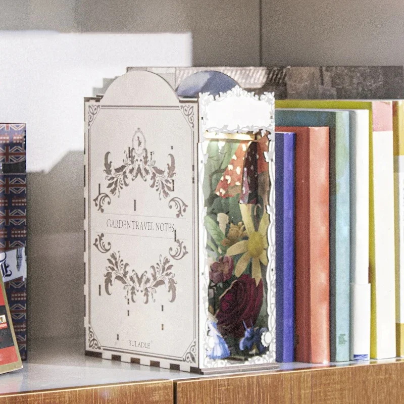 Garden Travelogue Bookends Boo - đánh giá và giá Diy Wooden Book Nook Kit Shelf Insert