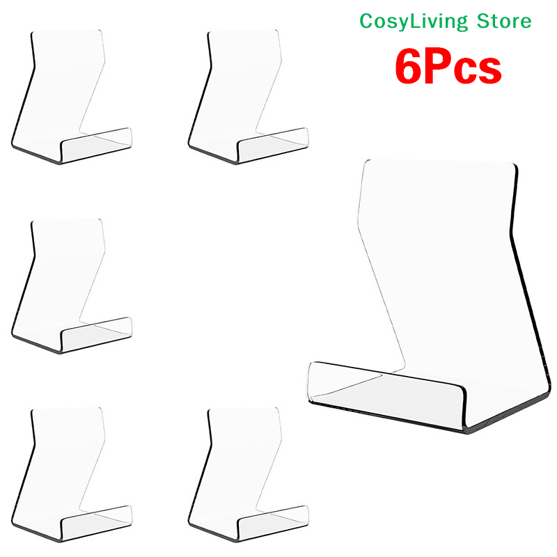 1/2/6Pcs Transparent Desktop A - đánh giá và giá Clear Acrylic Book Stand Holder
