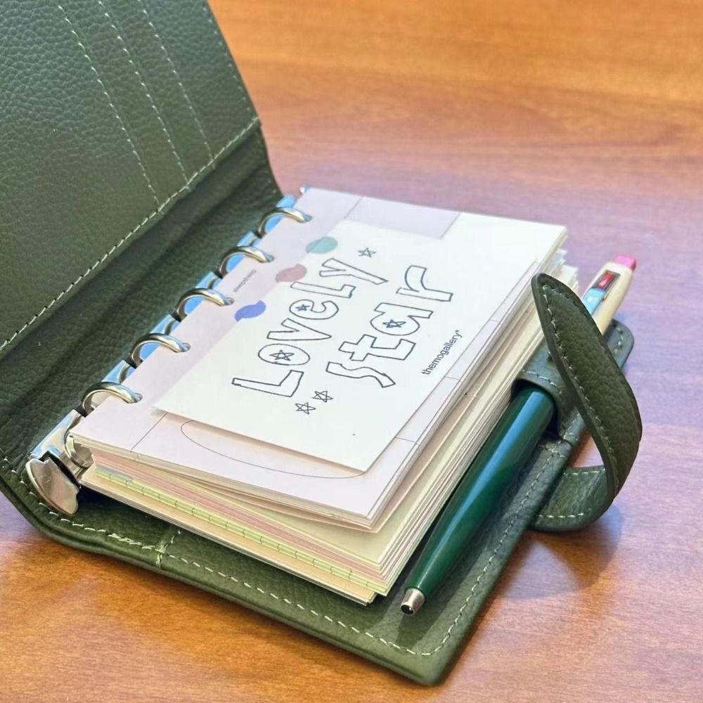 New M5 Green Leather Notebooks - đánh giá và giá Vintage Leather Journal Notebook