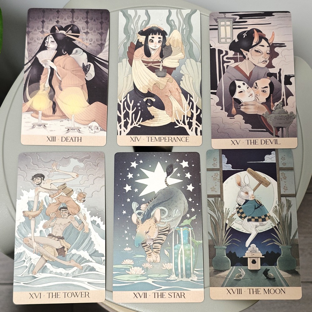 Yokai Tarot Cards 78Pcs Japane - đánh giá và giá Tarot Deck With Guidebook